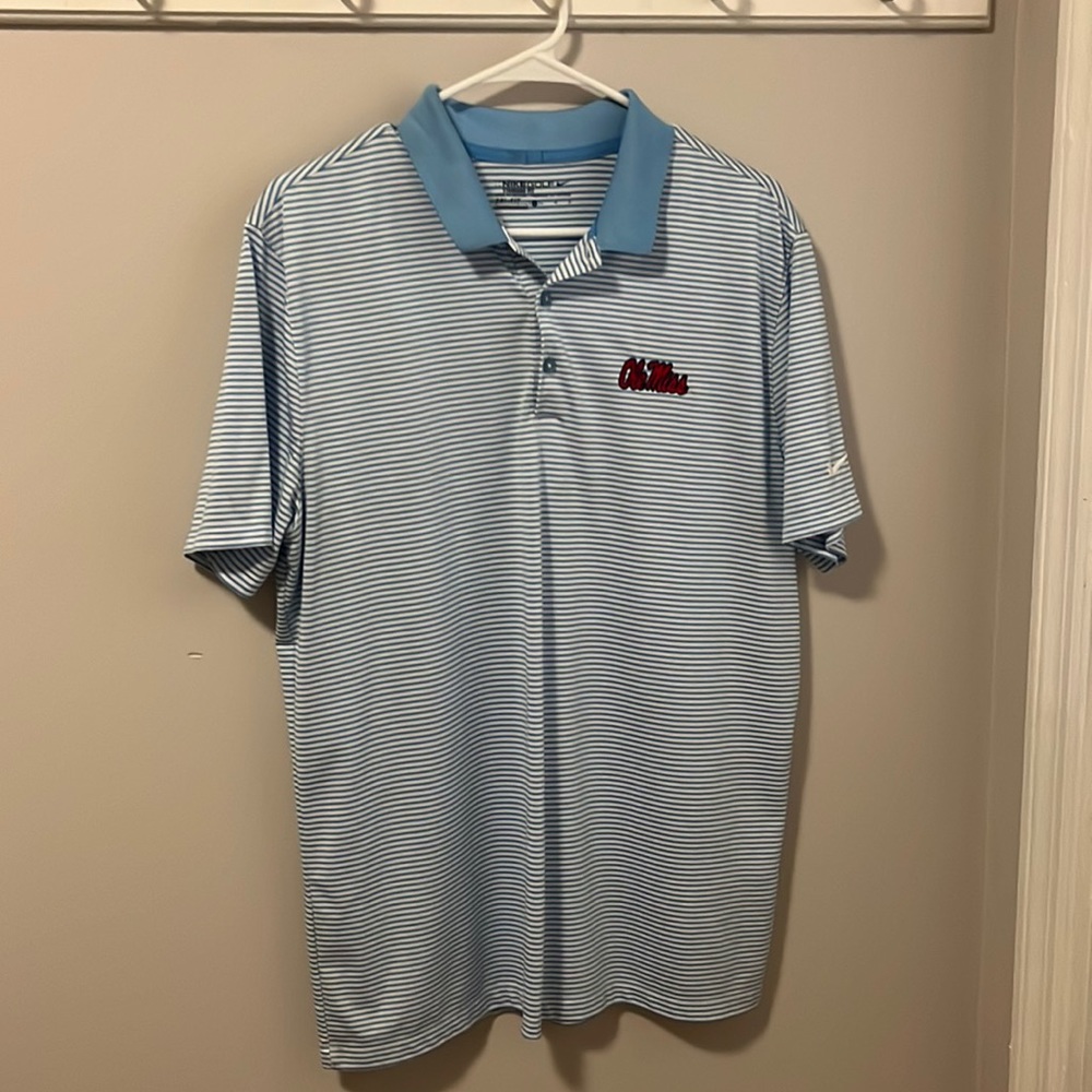 Ole Miss Nike golf polo L
